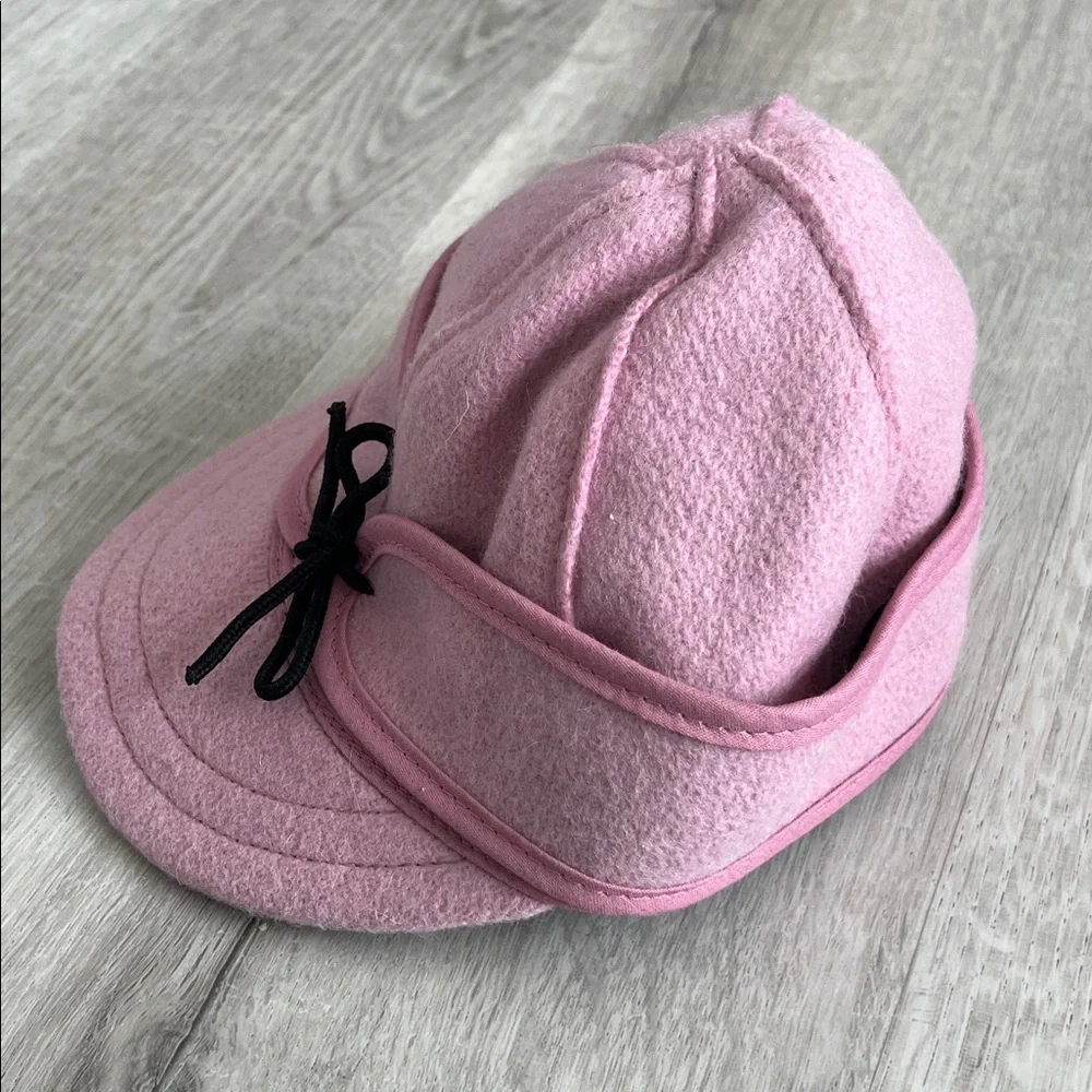 Stormy Kromer The Lil Kromer Kids Wool Blend Cap Hat Pink Girls‎ Small